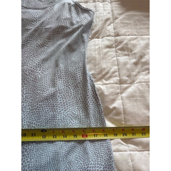 J Mclaughlin Women's Sz M Catalina Cloth Animal Print Maxi Tank Dress Resort - Picture 8 of 10